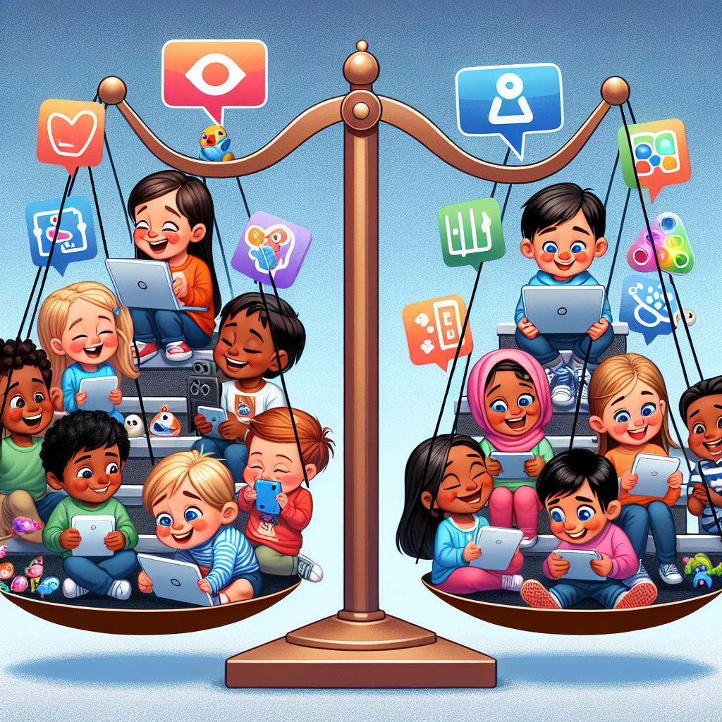 advantage and disadvantage of social media for preschoolers