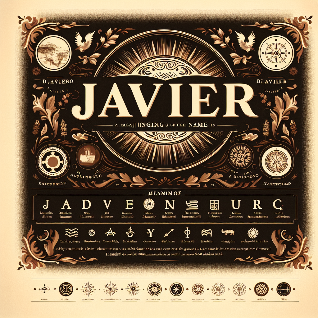 Javier name meaning and origin
