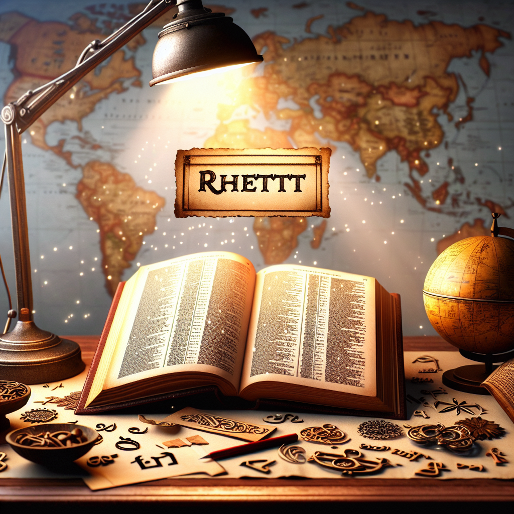 Rhett name meaning and origin