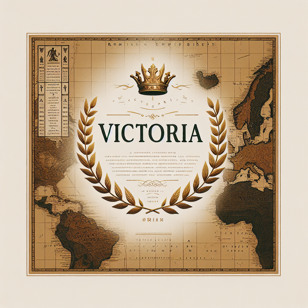 Victoria name meaning and origin